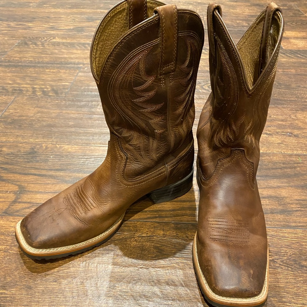 Ariat Cowboy Work Boots Size 10